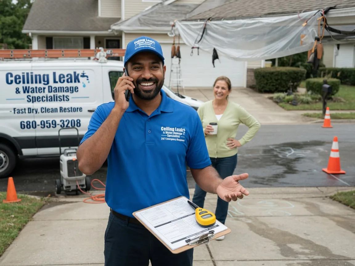 Ceiling Leak Cleanup Hogansville, GA FAQs